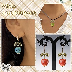 24 шт. 6-х цветные фарфоровые подвески ручной работы PALLOY-CJ00162