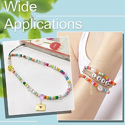 60 шт. 10-х цветные литые трубчатые дужки FIND-CJ0003-37