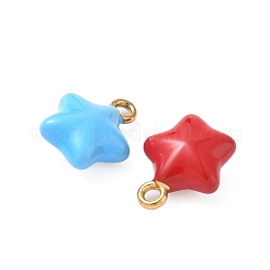 Подвески-звезды из эмалированной нержавеющей стали 304&nbsp;STAS-I346-51G