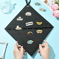 3 шт. 3 стиля настенных брошей для демонстрации ювелирных изделий в рулонах ODIS-CJ0001-03