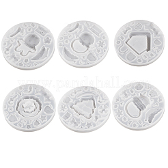 Рождественский тематический венок/носок/елка/снеговик/пряничный человечек/дом своими руками силиконовые Молды для зыбучих песков SIMO-PW0017-12A