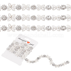 Железные цепочки для чашек с цветочным узором и стразами FIND-TAC0007-19