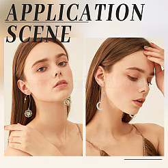 60 шт. 2-х цветные крючки для сережек из нержавеющей стали 304 STAS-BBC0004-47