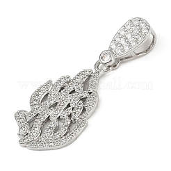 Латунные микро проложить кубического циркония подвески&nbsp;KK-R224-11P