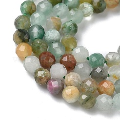 Природные африканские нефритовые бусы пряди&nbsp;G-L651-C04-4mm