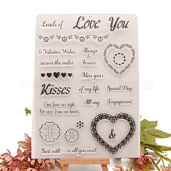 День святого валентина любовь силиконовые штампы PW-WG8ABC7-01