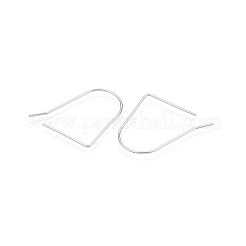 Антикоррозийное родиевое покрытие 925 серьги-крючки из стерлингового серебра&nbsp;STER-N016-33P