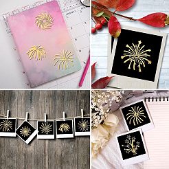 9 шт. 9-х видов самоклеящихся наклеек из углеродистой стали&nbsp;DIY-OC0009-28B