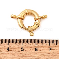 Латунная застежка пружинного кольца KK-D407-01G-E