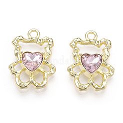 Сплав с подвесками из горного хрусталя PALLOY-N176-13KCG-NR