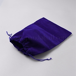 Бархатные мешочки для украшений на шнурке&nbsp;ABAG-WH20013-01B