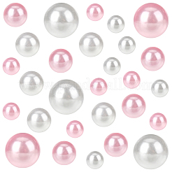 150 шт. 3 стиля АБС пластик имитация жемчуга круглые бусины&nbsp;KY-SP0001-61