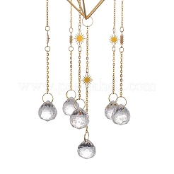 Геометрические металлические ловцы солнца&nbsp;HJEW-G018-03B-G