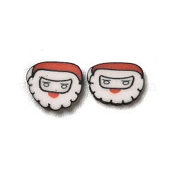 Новогодняя тема бусины из полимерной глины ручной работы CLAY-P002-02C