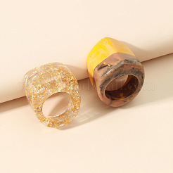 2 шт. набор колец из смолы FS-WG878B8-01