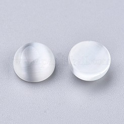 Кабошоны кошачьего глаза GLAA-P039-A06-8mm