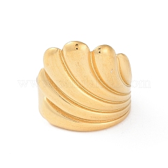 Ионное покрытие (ip) 304 нержавеющая сталь открытые манжетные кольца&nbsp;RJEW-S418-04G