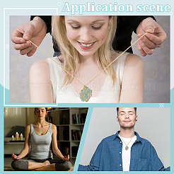 3 шт. латунные ожерелья-мешки в технике макраме&nbsp;NJEW-WR00008