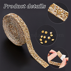 Самоклеящаяся лента со стразами&nbsp;DIY-WH0386-33