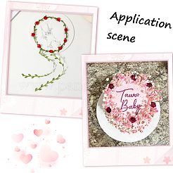 144шт бумажный искусственный цветок розы&nbsp;DIY-SP0005-95B