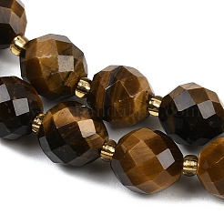 Природных тигровый глаз бисер нитей G-N342-149I-04