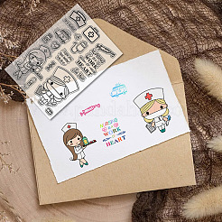 ПВХ пластиковые прозрачные штампы DIY-WH0439-0293