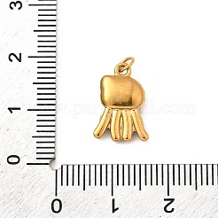 Подвески из нержавеющей стали 304 со стразами STAS-B097-06G