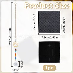 1 шт. латунные подвески в виде отпечатков лап&nbsp;AJEW-DR0002-34