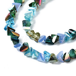 Стеклянные бусины с гальваническим покрытием &nbsp;X-EGLA-N002-06C