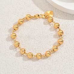 Браслеты из латунных круглых бусин для женщин&nbsp;NG2159