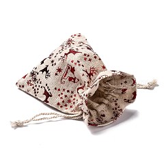 Хлопковые подарочные пакеты для упаковки шнурков&nbsp;ABAG-B001-01B-05