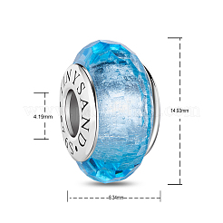 Граненый стеклянные европейские шарики TS-C-110