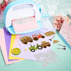 Углеродистая сталь разрезает трафареты DIY-WH0309-1113