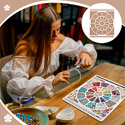 Деревянные бусины дизайнерские доски WOOD-WH0042-26D