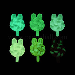 Светящиеся и матовые прозрачные кабошоны из смолы&nbsp;RESI-T026-08M