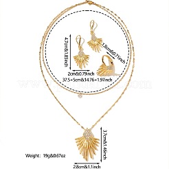 Комплект из двухслойного ожерелья&nbsp;FS-WG16ACC-01