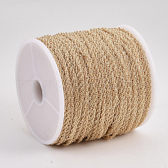 Паяные латунные покрытые железные веревочные цепи&nbsp;CH-S125-07B-LG