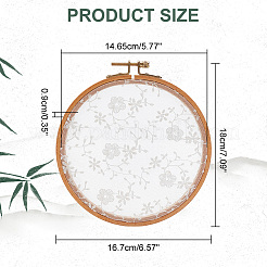 Держатель-органайзер для сережек с кружевными дисками DIY-WH0410-83B