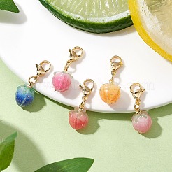 Подвеска из эпоксидной смолы в виде цветка&nbsp;HJEW-JM02306