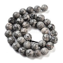 Камень натуральная карта / камень пикассо / пряди яшмы&nbsp;LS-G-G099-10mm-27