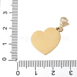 Сердце из нержавеющей стали 304 с подвеской в виде матери и сына STAS-S165-16G