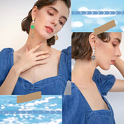 60 шт. 2 цвета фурнитура для сережек-гвоздиков из нержавеющей стали 304 STAS-SC0006-57