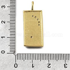 Латунные микро проложить кубического циркония подвески&nbsp;X-KK-S523-09G