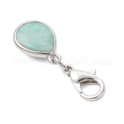 Подвеска-капля из натурального кварцевого кристалла&nbsp;HJEW-JM03320