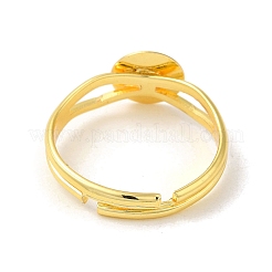 Покрытие стойки регулируемая латунная гладкая площадка настройки кольца KK-K277-02G