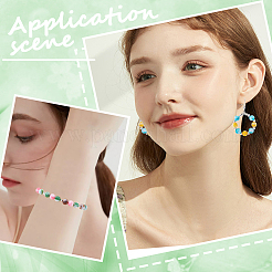 500 шт. Непрозрачные акриловые бусины SACR-SP0001-09