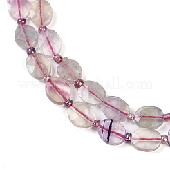 Природных красочные флюорита бисер нитей G-G182-C03-01