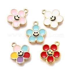 10шт 5 стиля подвески из сплава с эмалью&nbsp;ENAM-FP0002-45