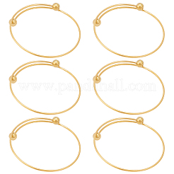 6шт регулируемый браслет-манжета из нержавеющей стали 304&nbsp;MAK-BBC0001-24B-G