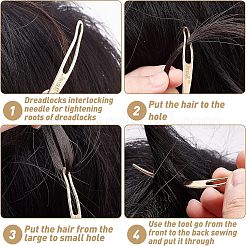 9 шт. 9 стиля железных дредов иглы для интерлока OHAR-NB0001-19